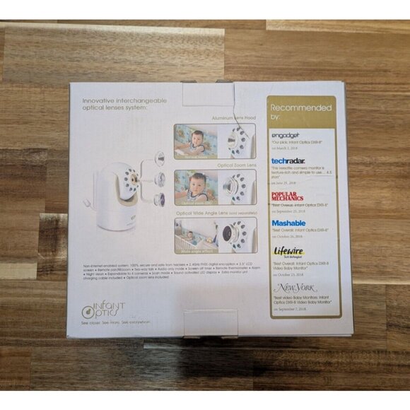 Infant Optics DXR-8 Wireless Digital Video Monitoring System 2 Cameras Xtra Lens - Picture 2 of 8